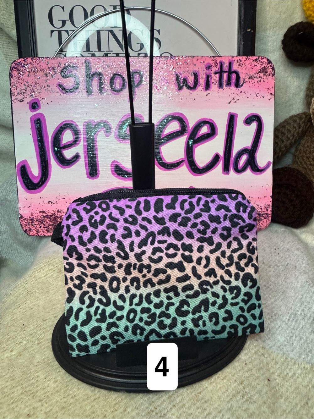 Leopard Print Coin Pouch - - Picture 4 of 10